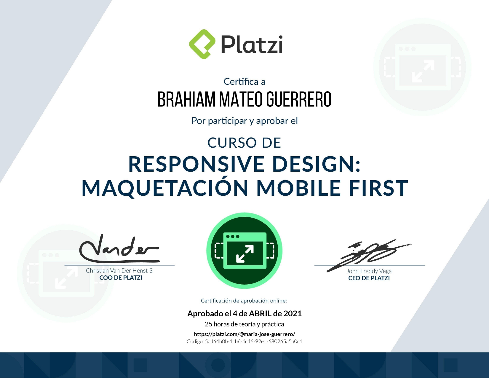 Certificado de Responsive Design: Maquetación Mobile First